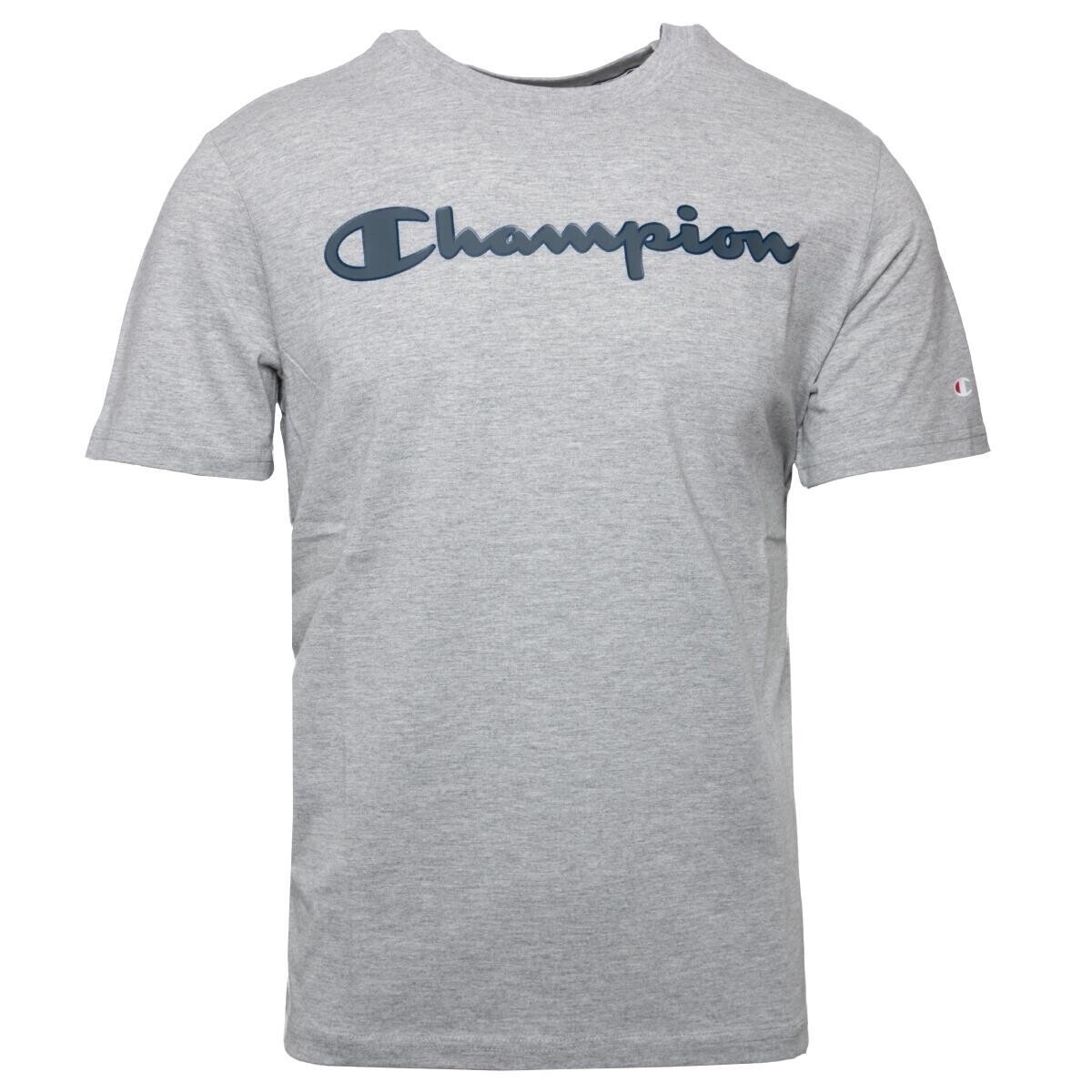 

Мужская футболка с круглым вырезом CHAMPION, Серый