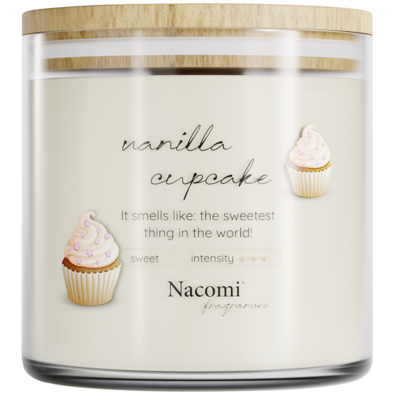 Nacomi Sweet Vanilla Cupcake ароматическая свеча, 450 г