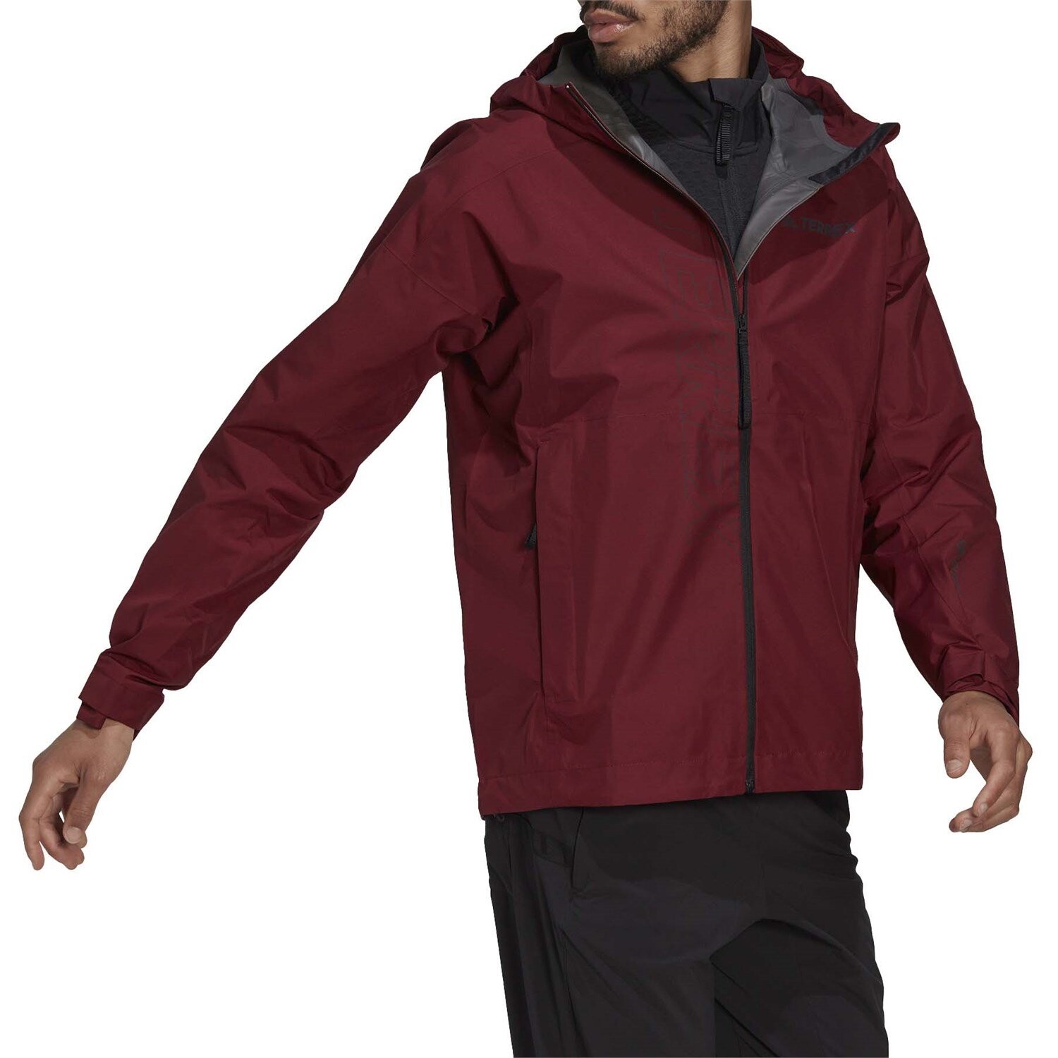 

Куртка Adidas Terrex GORE-TEX Paclite, красный