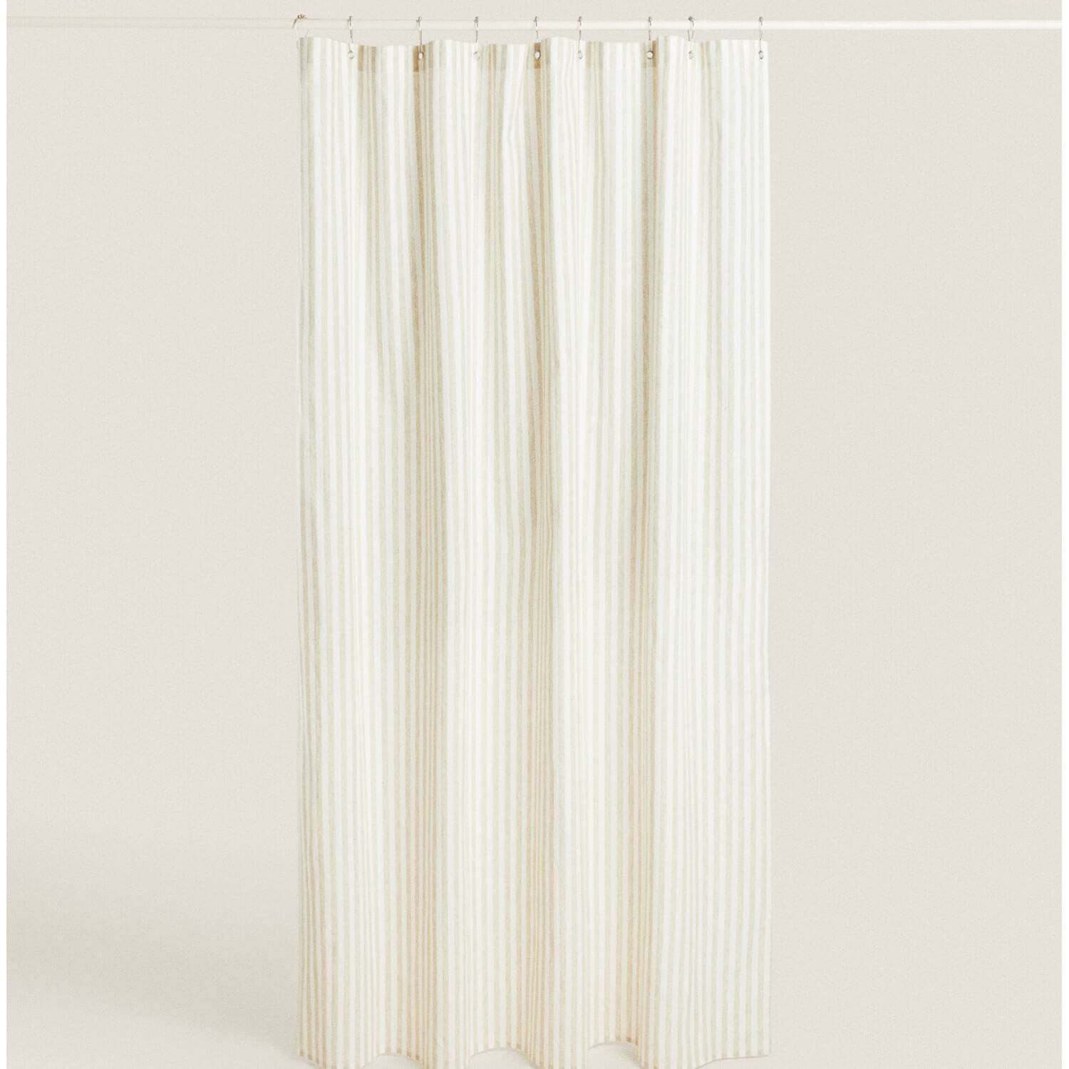 

Штора для ванной Zara Home Striped, бежевый