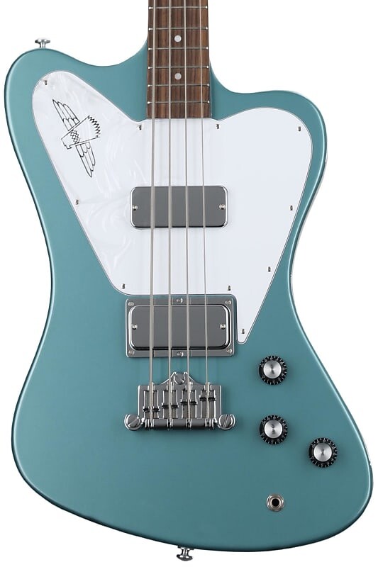 

Бас-гитара Gibson Thunderbird - Faded Pelham Blue с нереверсивной головкой грифа BANT00FPCH1