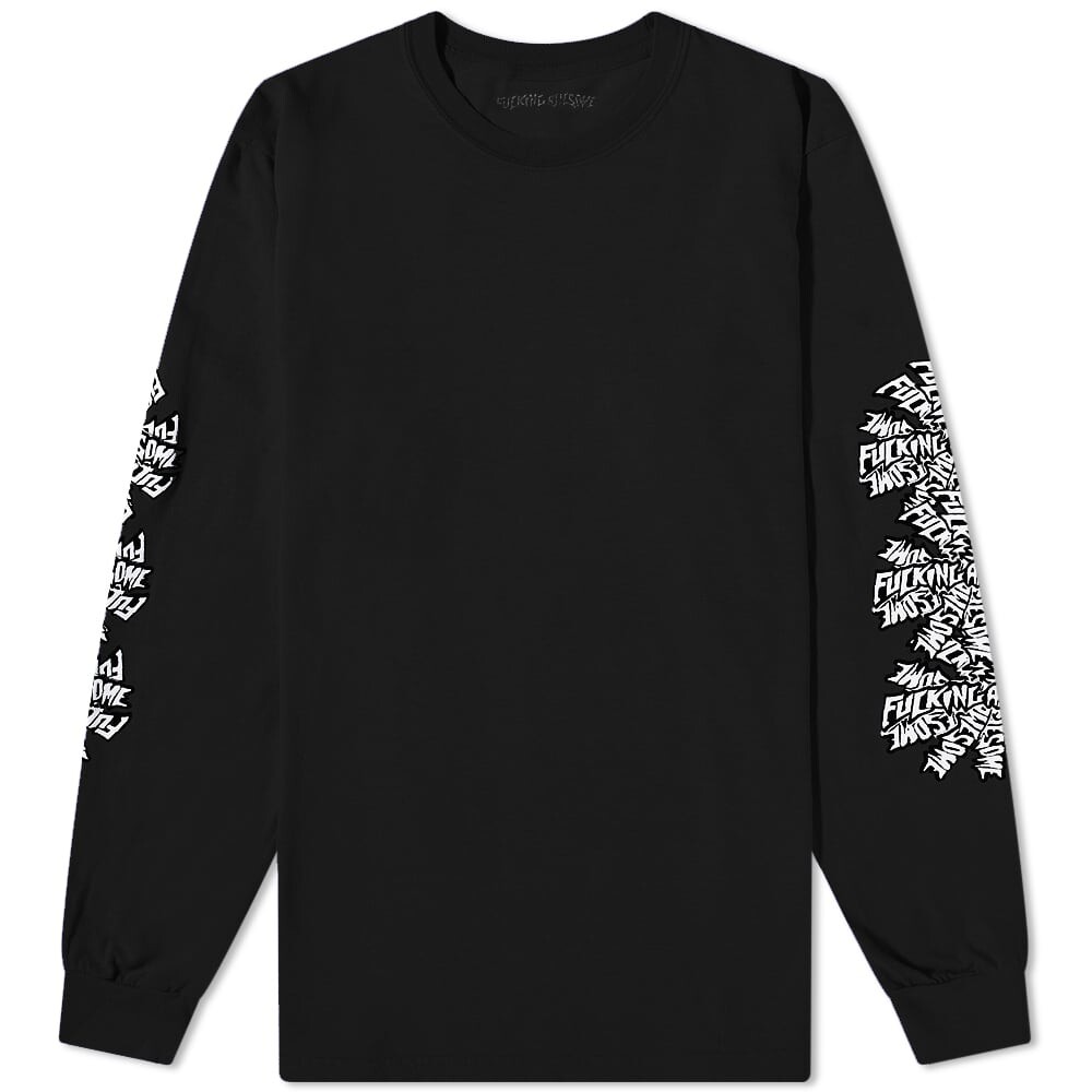 

Футболка f*cking Awesome Long Sleeve Spiral Tee, Черный