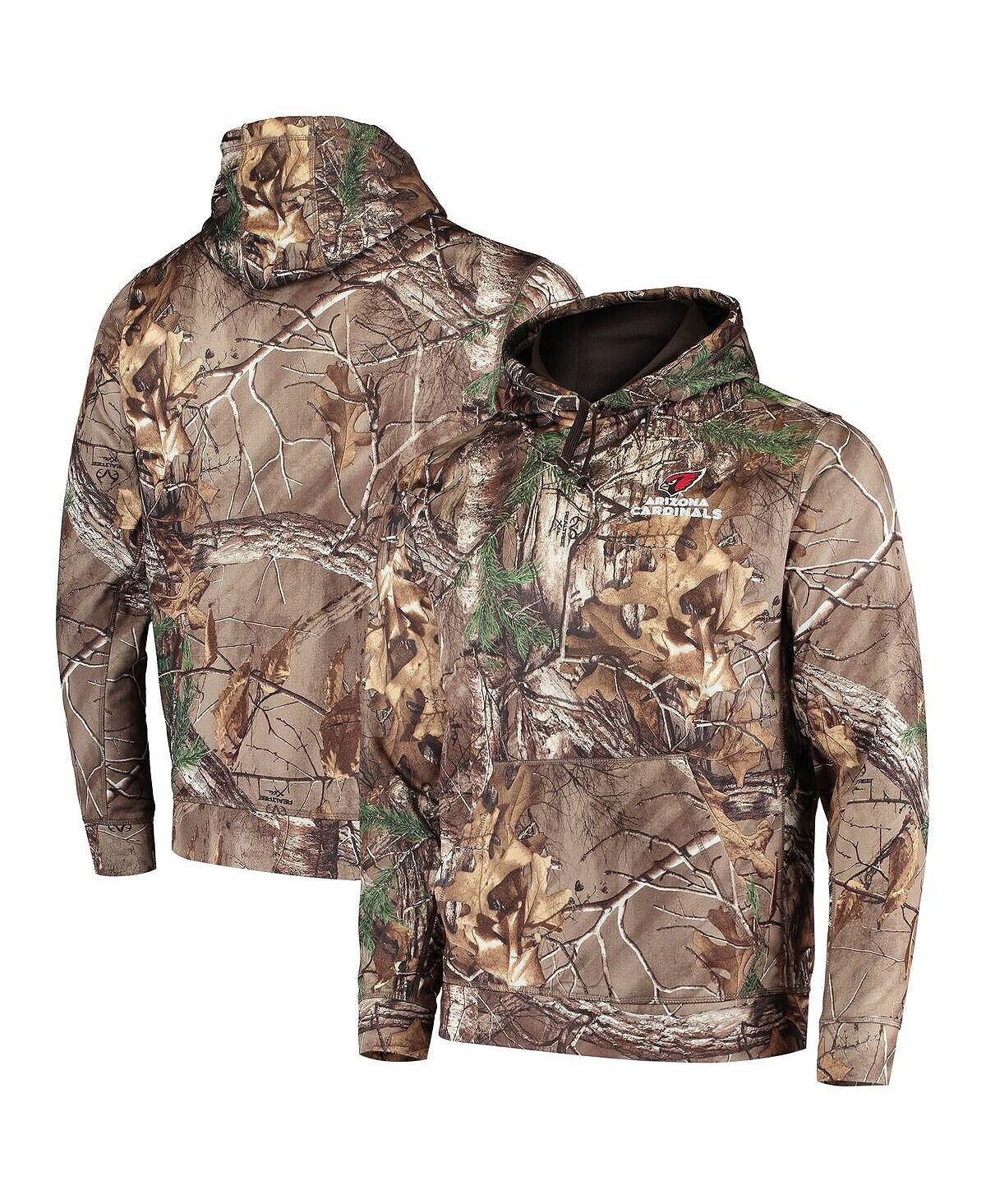 

Мужская толстовка с капюшоном realtree camo arizona cardinals circle champion tech fleece Dunbrooke, мульти