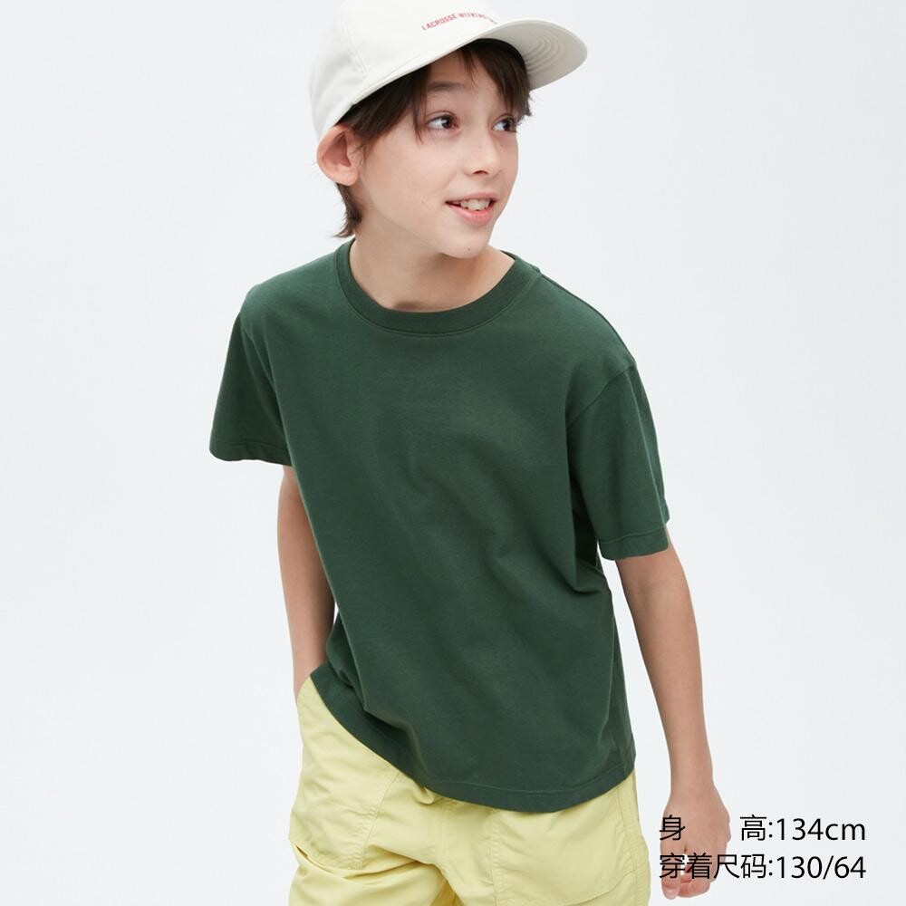 

Футболка хлопковая унисекс Uniqlo, бирюзовый