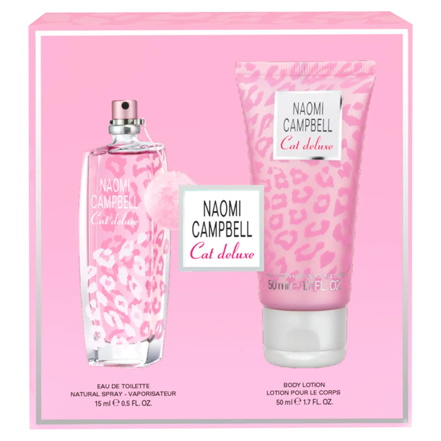 

Naomi Campbell Cat Deluxe набор: туалетная вода для женщин, 15 мл + парфюмированный лосьон для тела для женщин, 50 мл