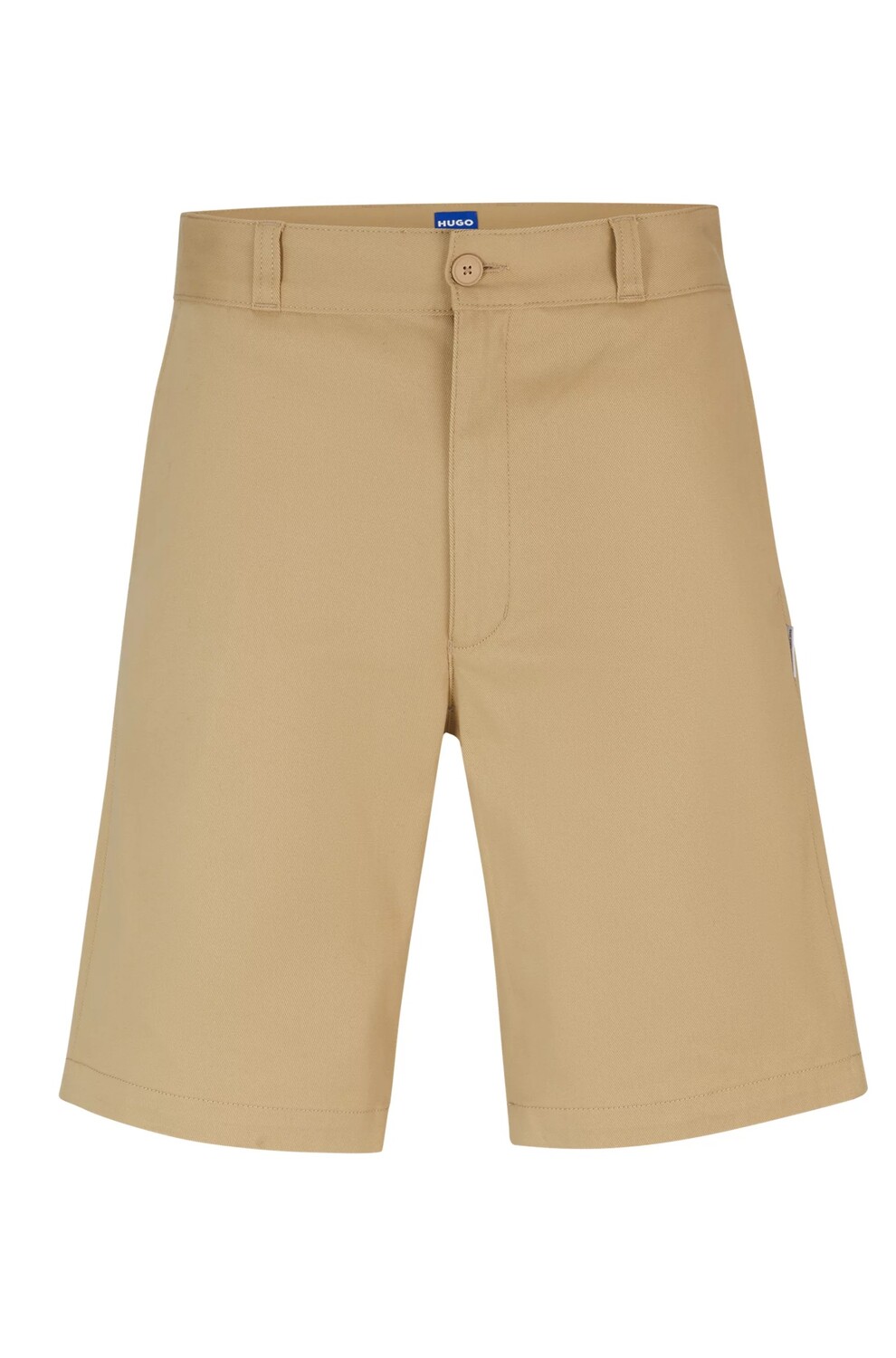 

Шорты Hugo Regular-fit Regular-rise In Cotton Twill, бежевый