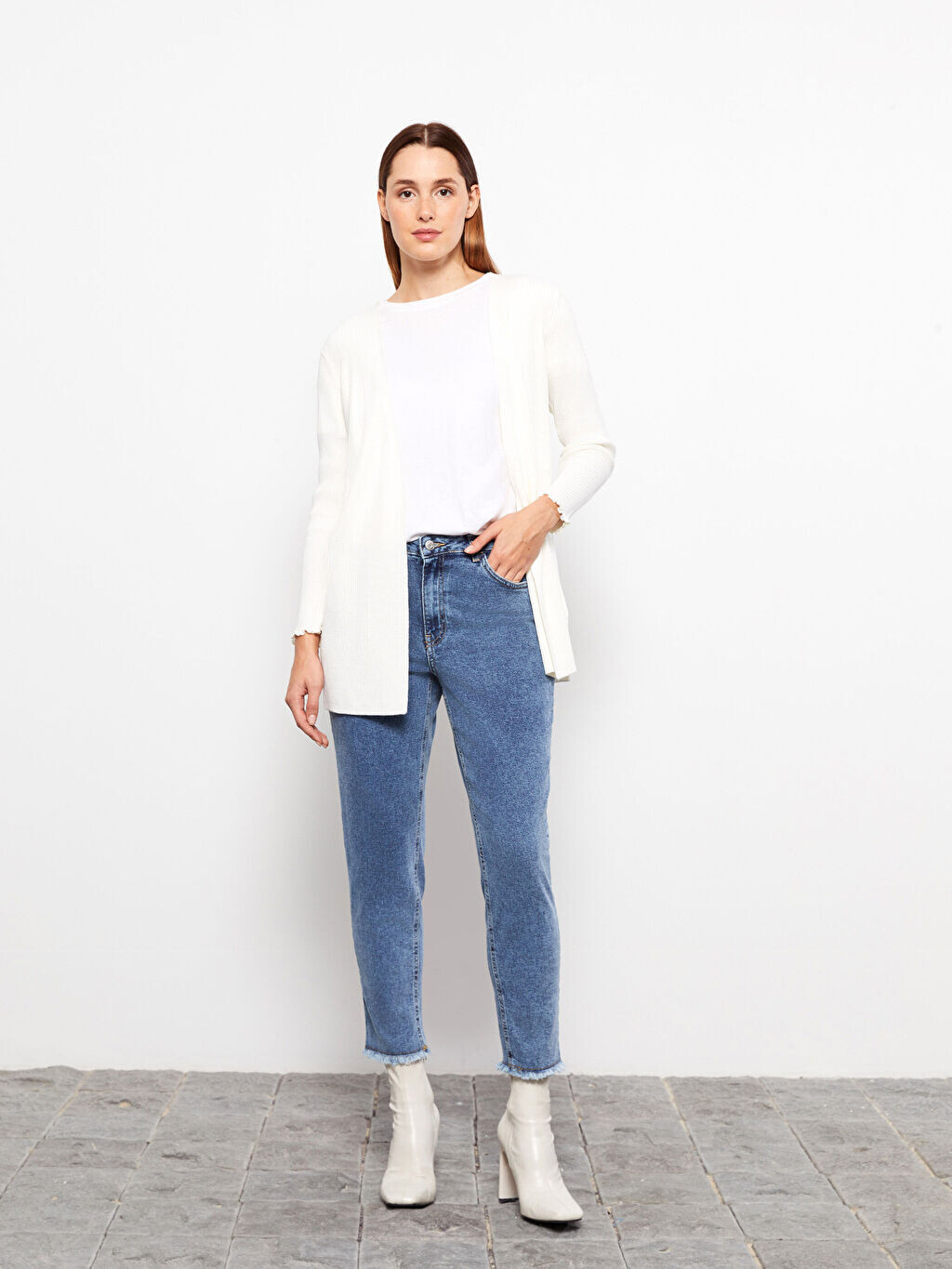 

Прямые женские джинсы Mom Fit LCW Modest