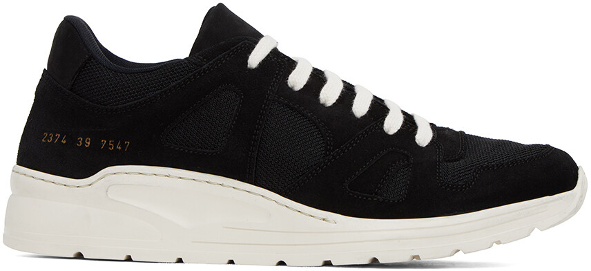

Черные кроссовки с перекрестными ремешками Common Projects