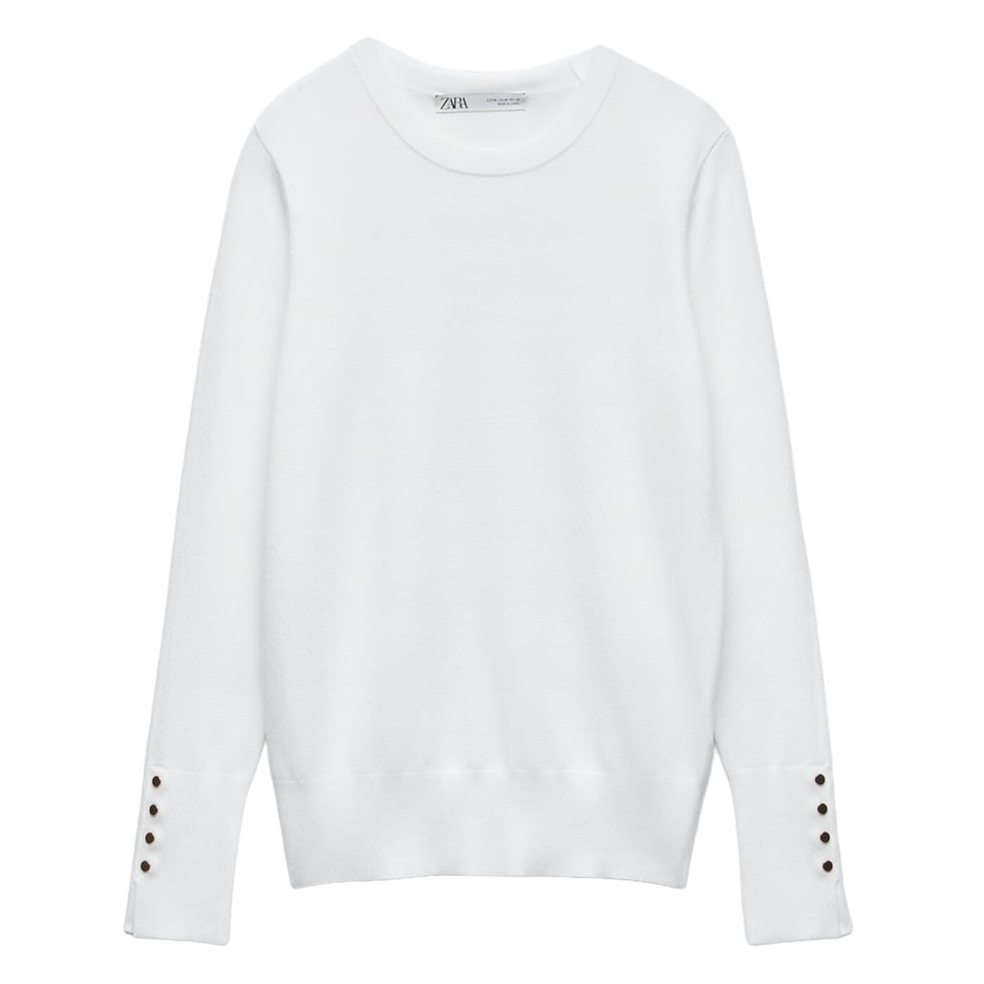 

Свитер Zara Basic Knit, белый