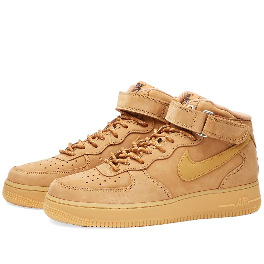 Кроссовки Nike Air Force 1 Mid '07 WB focal dôme flax black