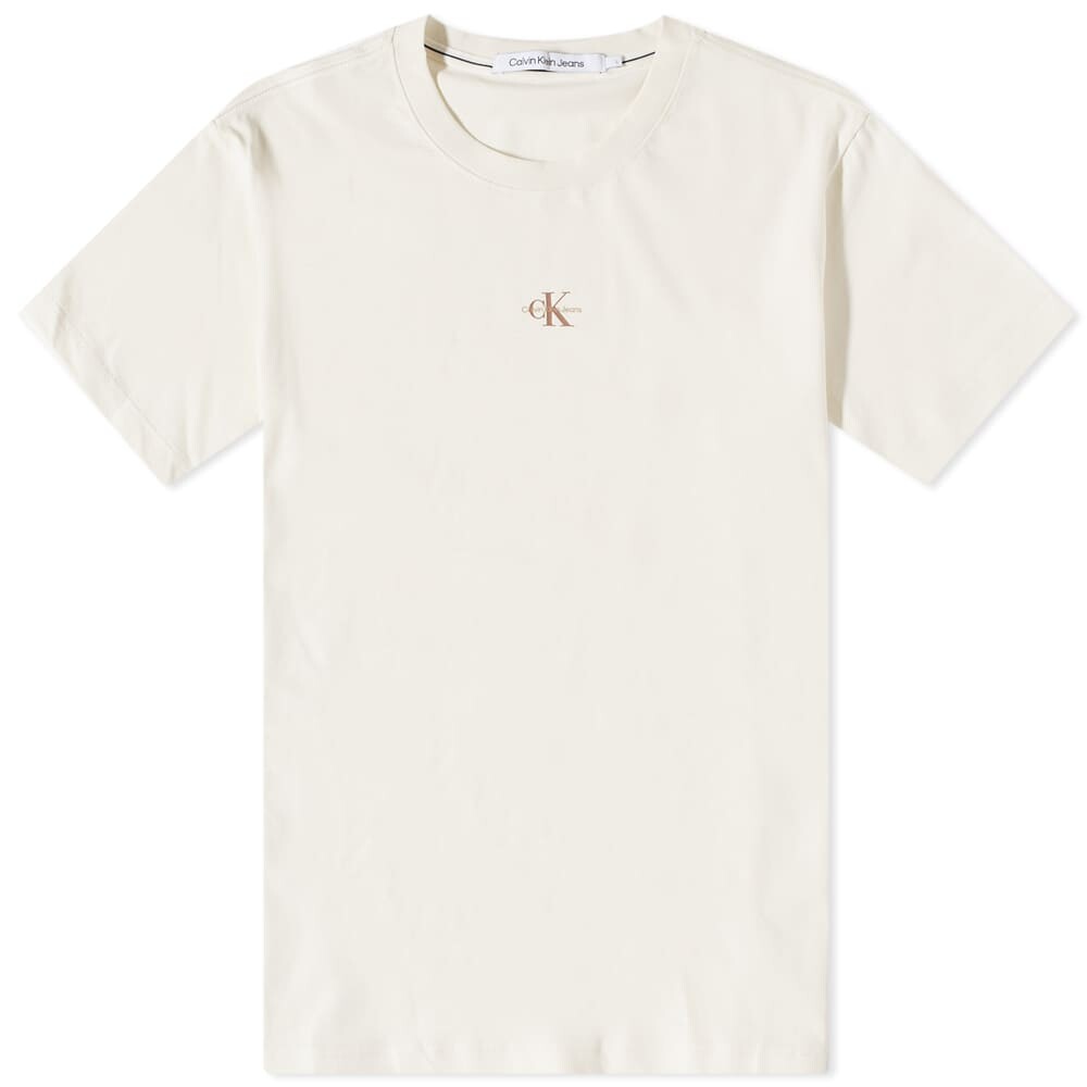 

Футболка Calvin Klein Micro Monologo Tee, Белый