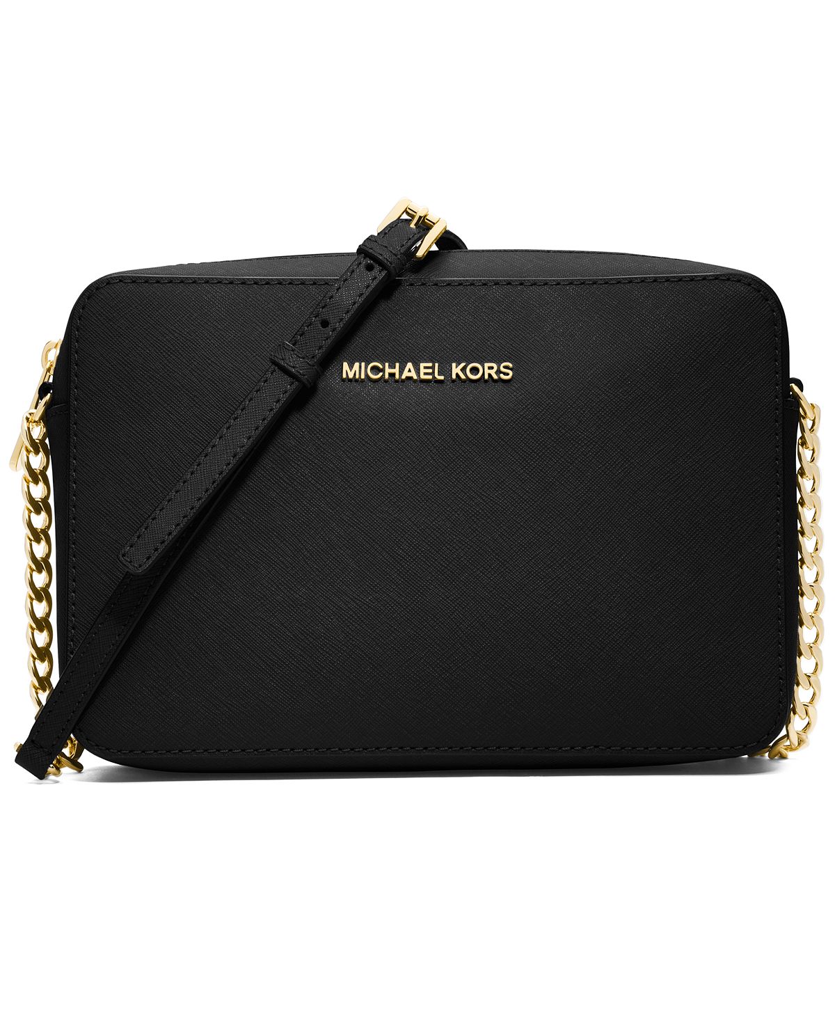 Кожаная сумка через плечо jet set east west Michael Kors, мульти - фото