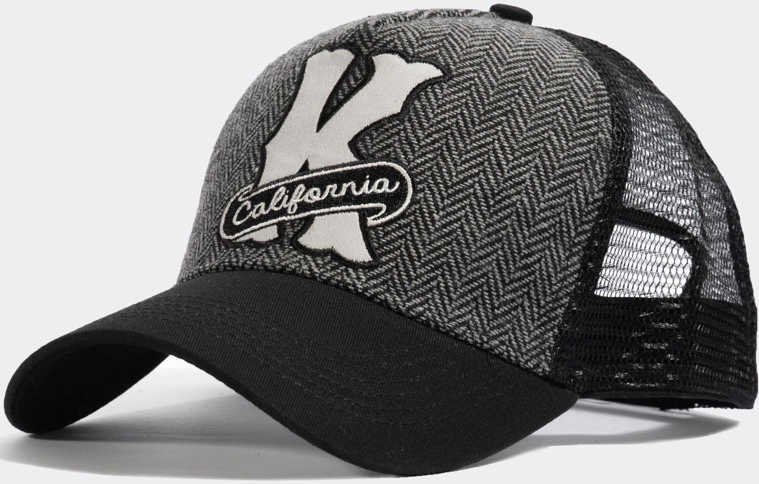 

Кепка King Kerosin California Trucker, черный/серый