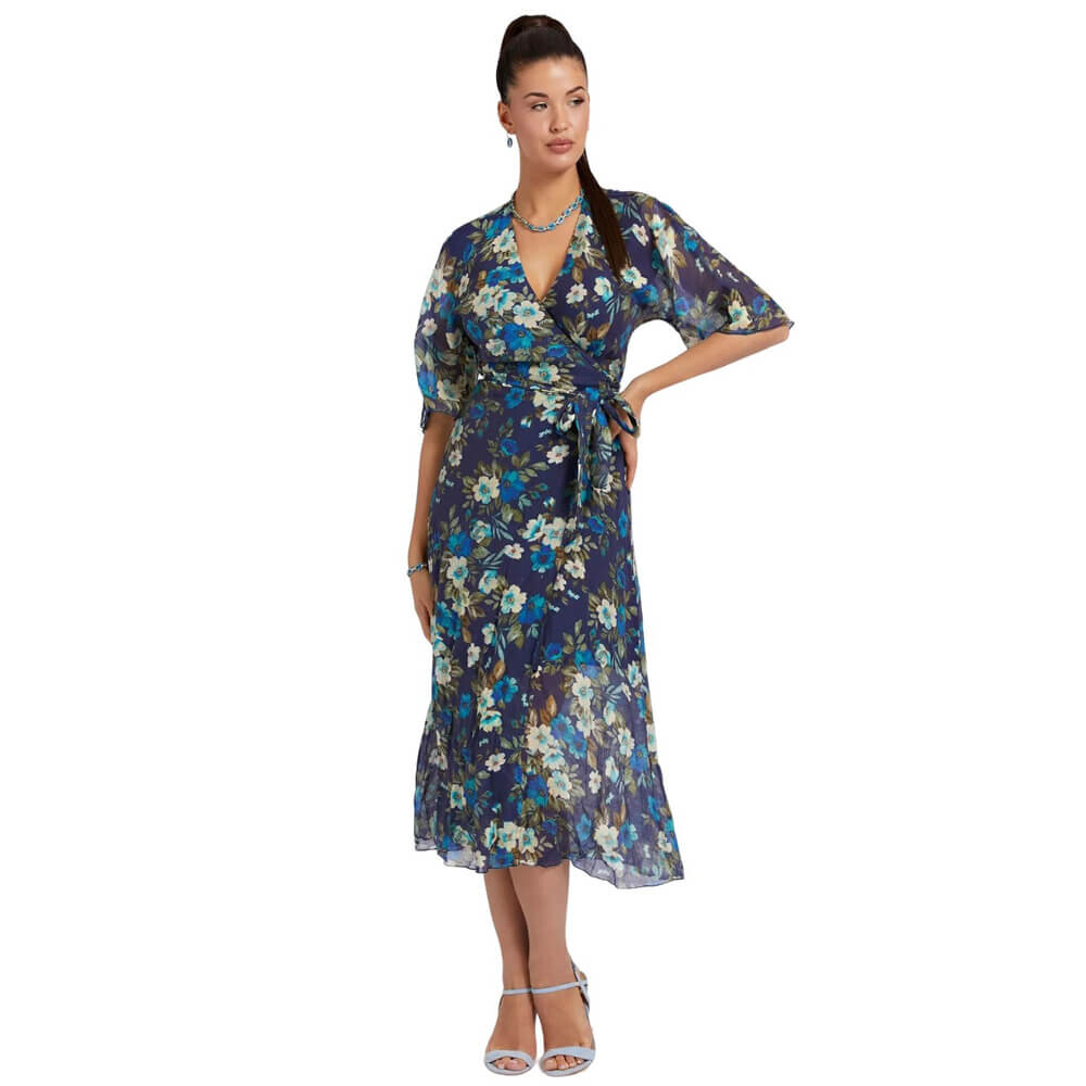 

Платье Guess Mit Allover-Print, синий