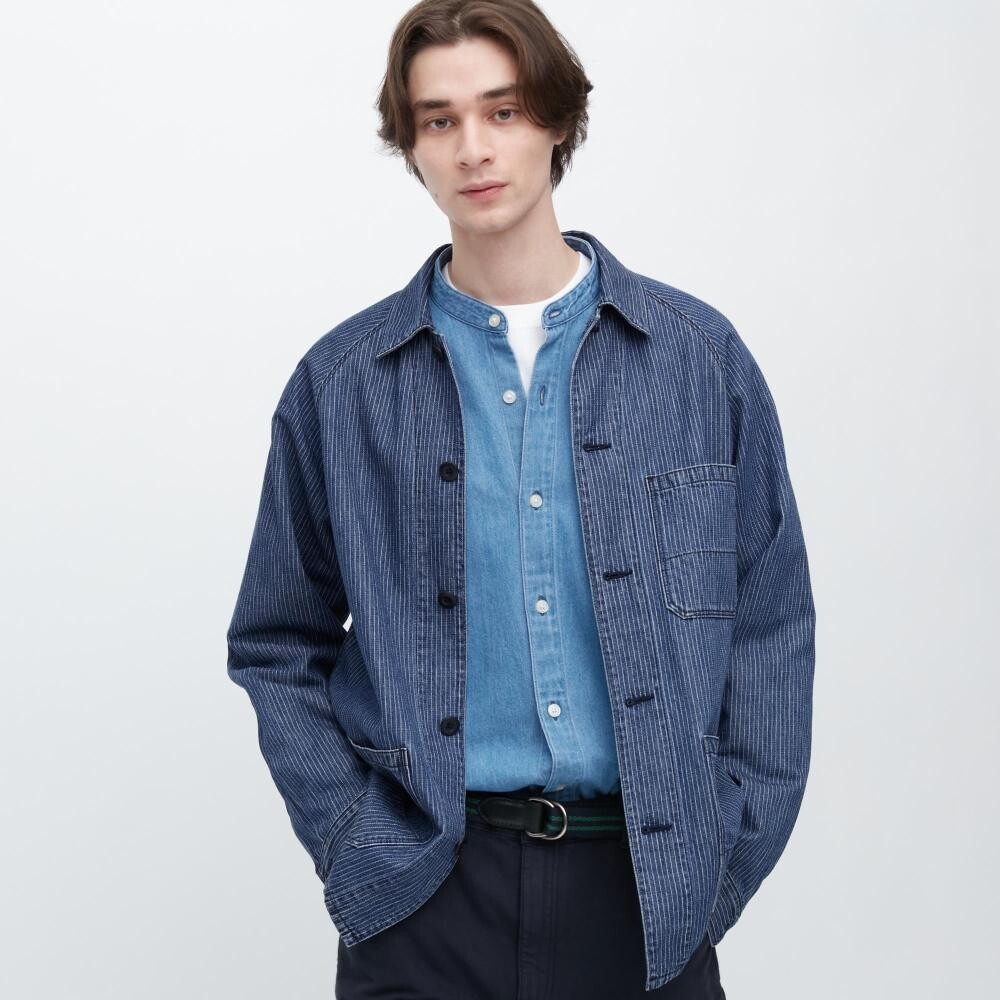 

Повседневная куртка унисекс Uniqlo, синий