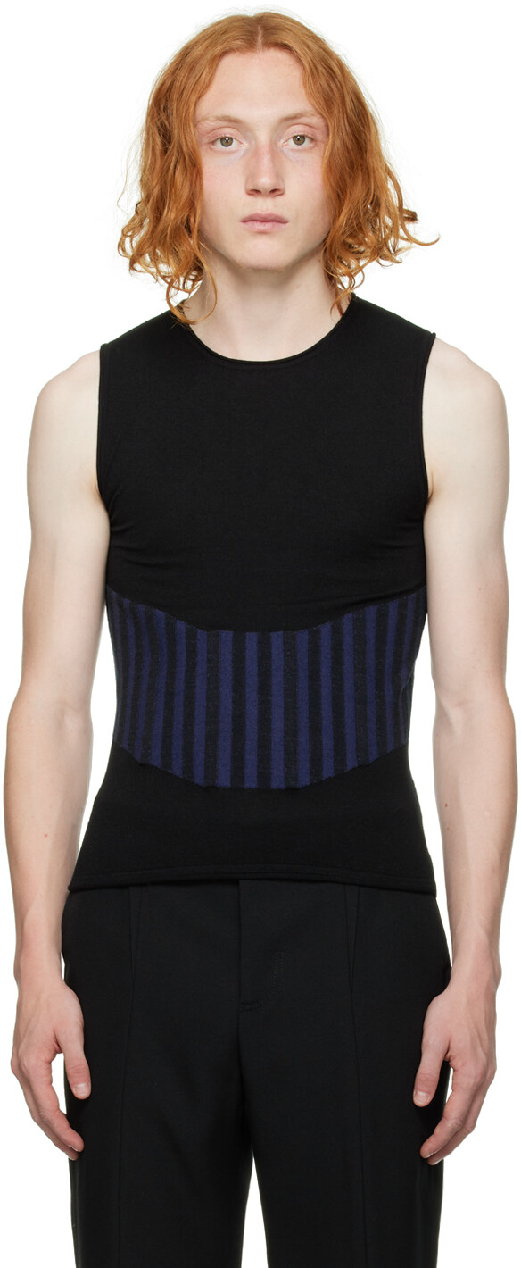 

Майка из черной кости Dion Lee