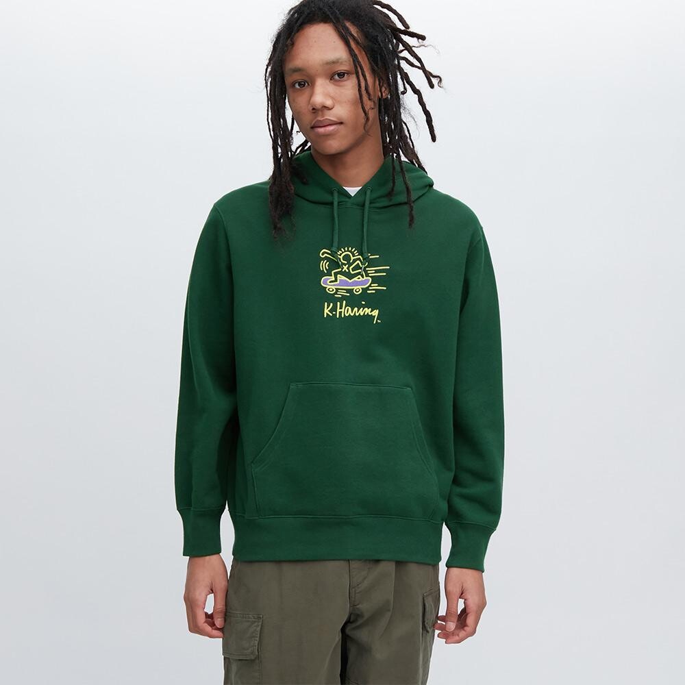

Свитер унисекс Uniqlo, зеленый