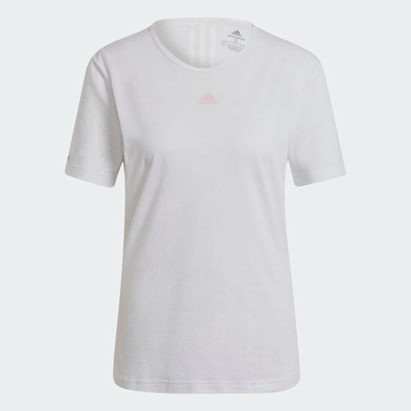 

Футболка Adidas Sportswear U4U Aeroready, белый/розовый