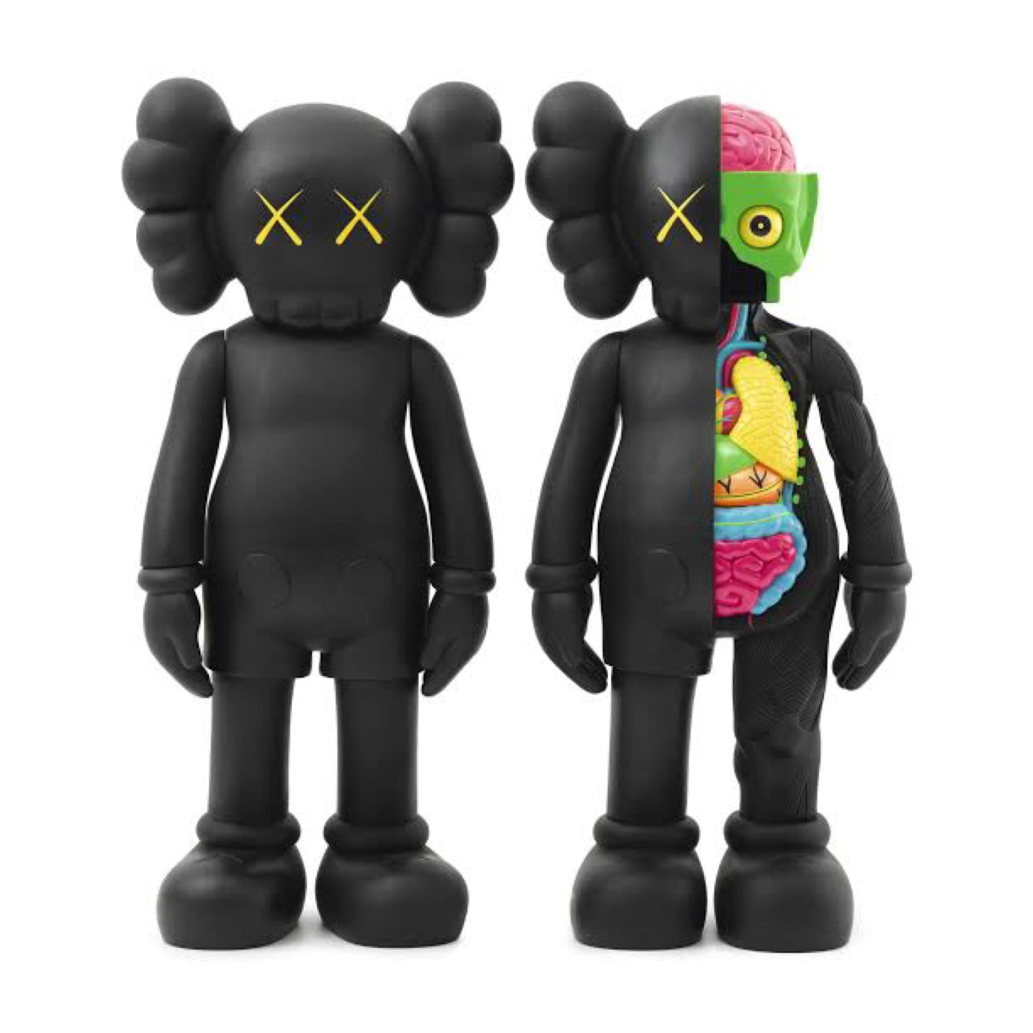 Набор виниловых фигурок KAWS Companion Flayed & Companion Open Edition Vinyl Figure, черный рудбекия рассеченная голдквелле