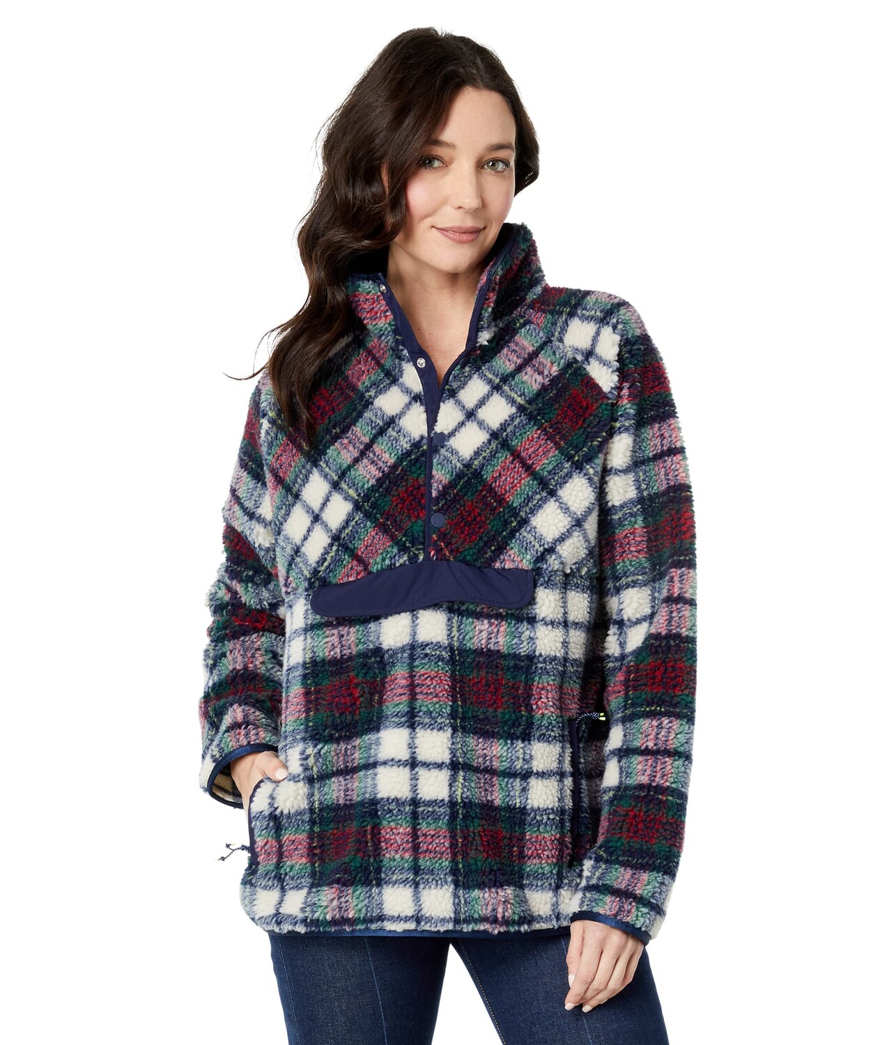 

Худи Vineyard Vines, Sherpa Tartan Popover