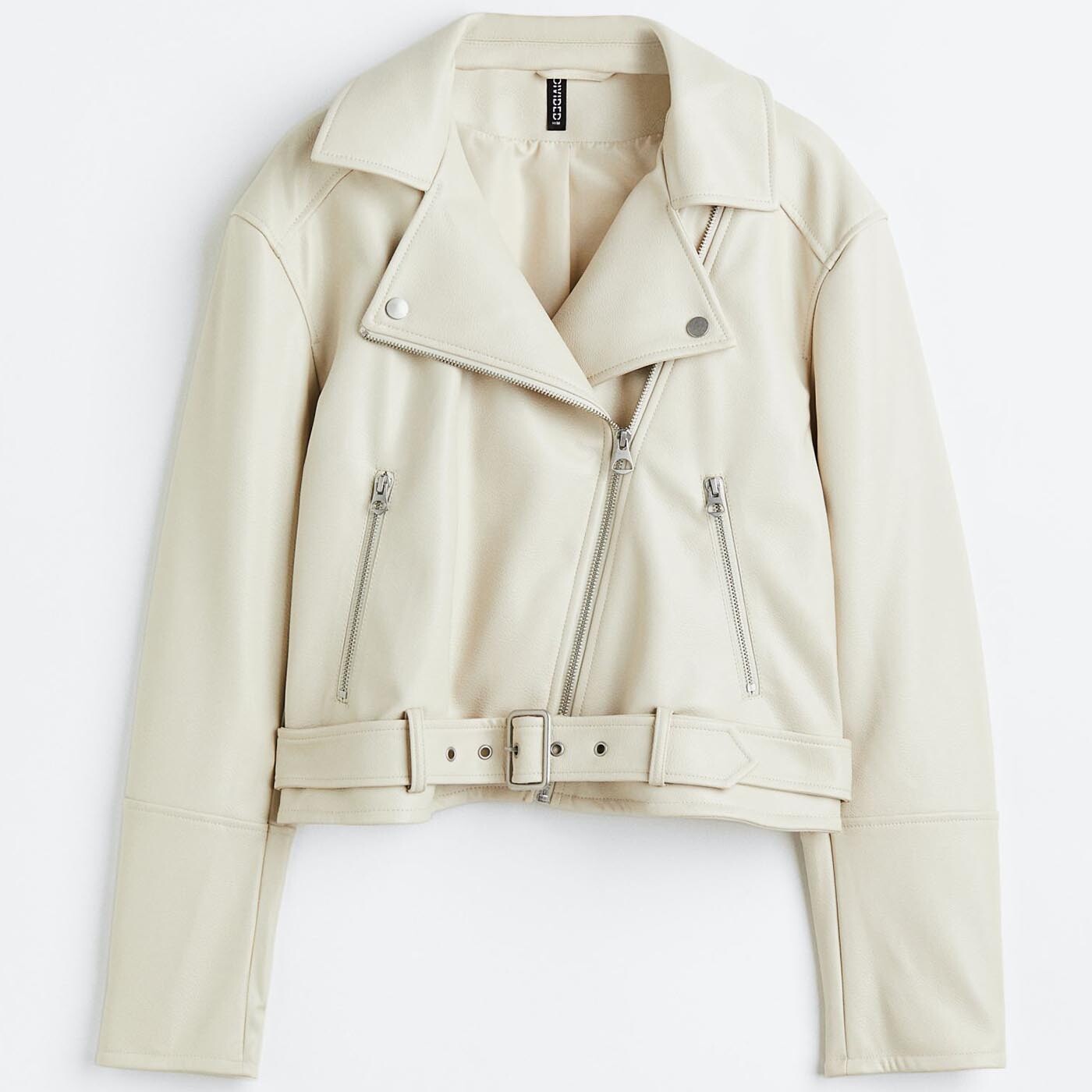 

Куртка H&M Biker, светло-бежевый