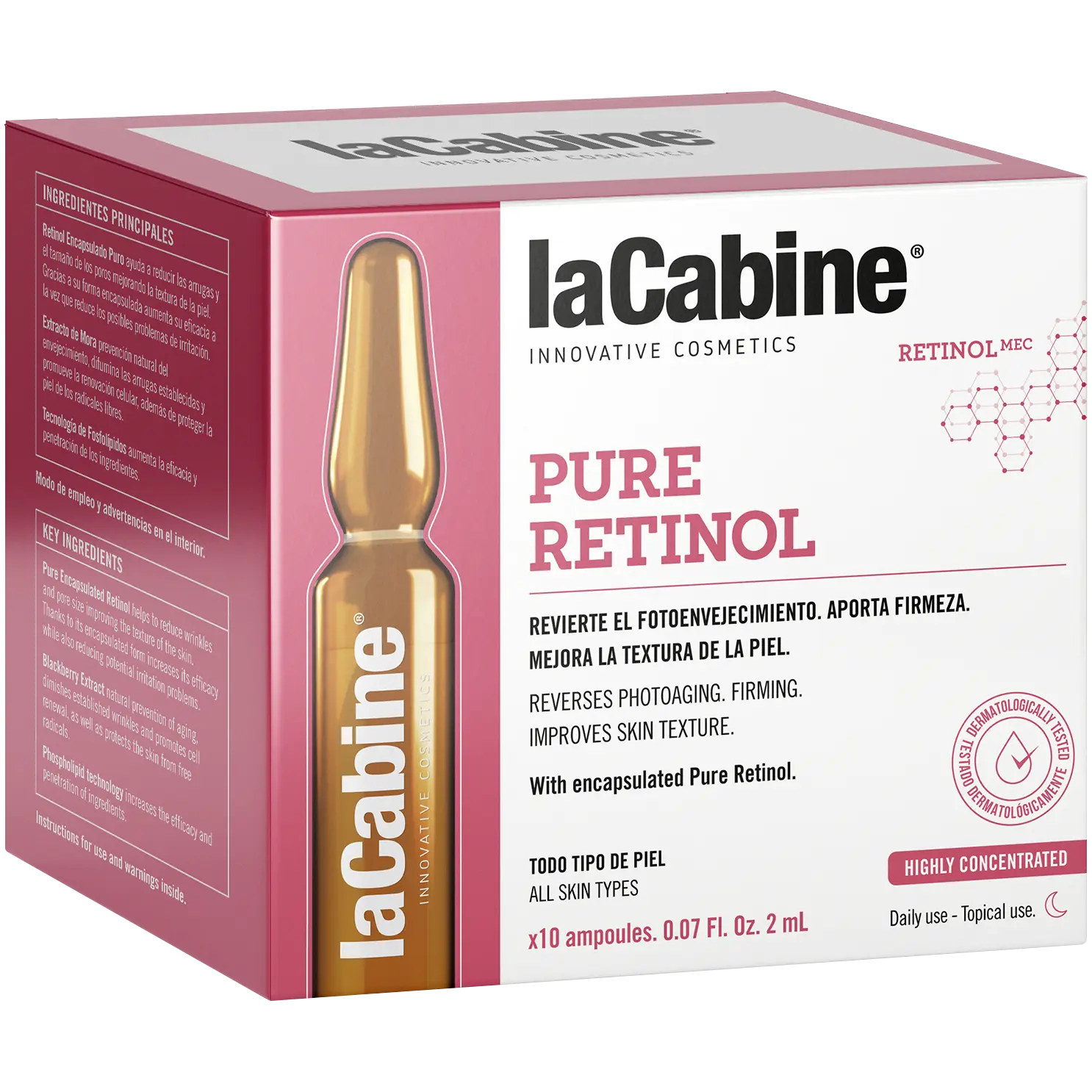 

La Cabine Retinol набор ампул для лица, 10х2 мл