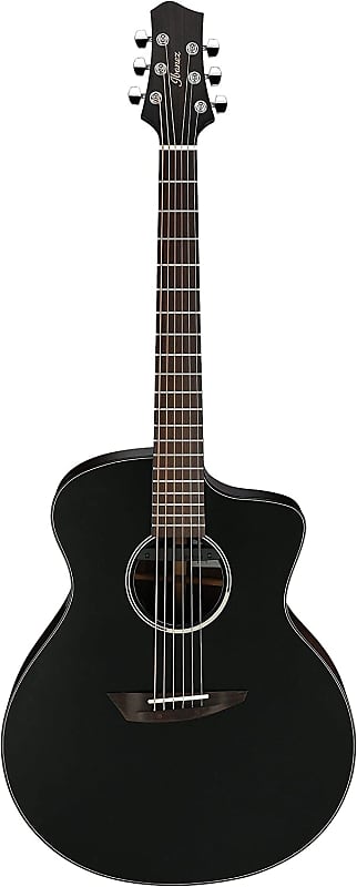 Ibanez Jon Gomm Signature JGM5 Электроакустическая Гитара - Черный Атласный Верх Jon Gomm Signature JGM5 Acoustic-Electric Guitar