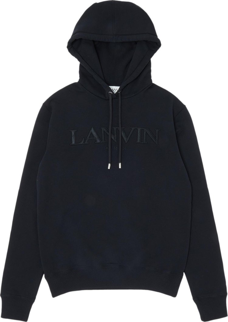 Худи Lanvin Curb Long Fleece Eusebio Hoodie 'Black', черный - фото