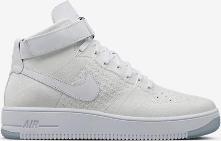 Nike air force ultra flyknit sales white