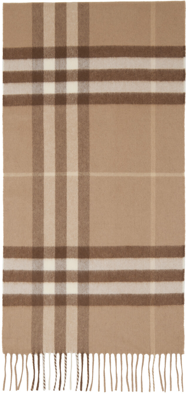

Бежевый шарф 'The Classic Check' Burberry