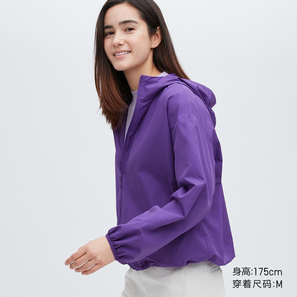 

Куртка с капюшоном Uniqlo, серый