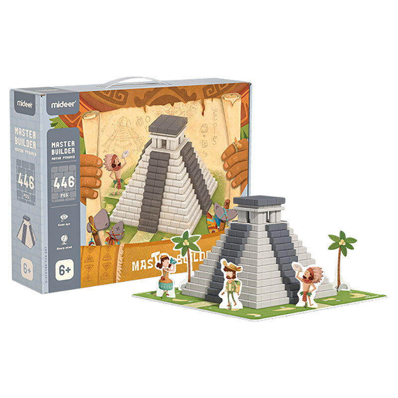 

Конструктор Мастер-строитель - Пирамида майя Mideer Master Builder - Mayan Pyramid