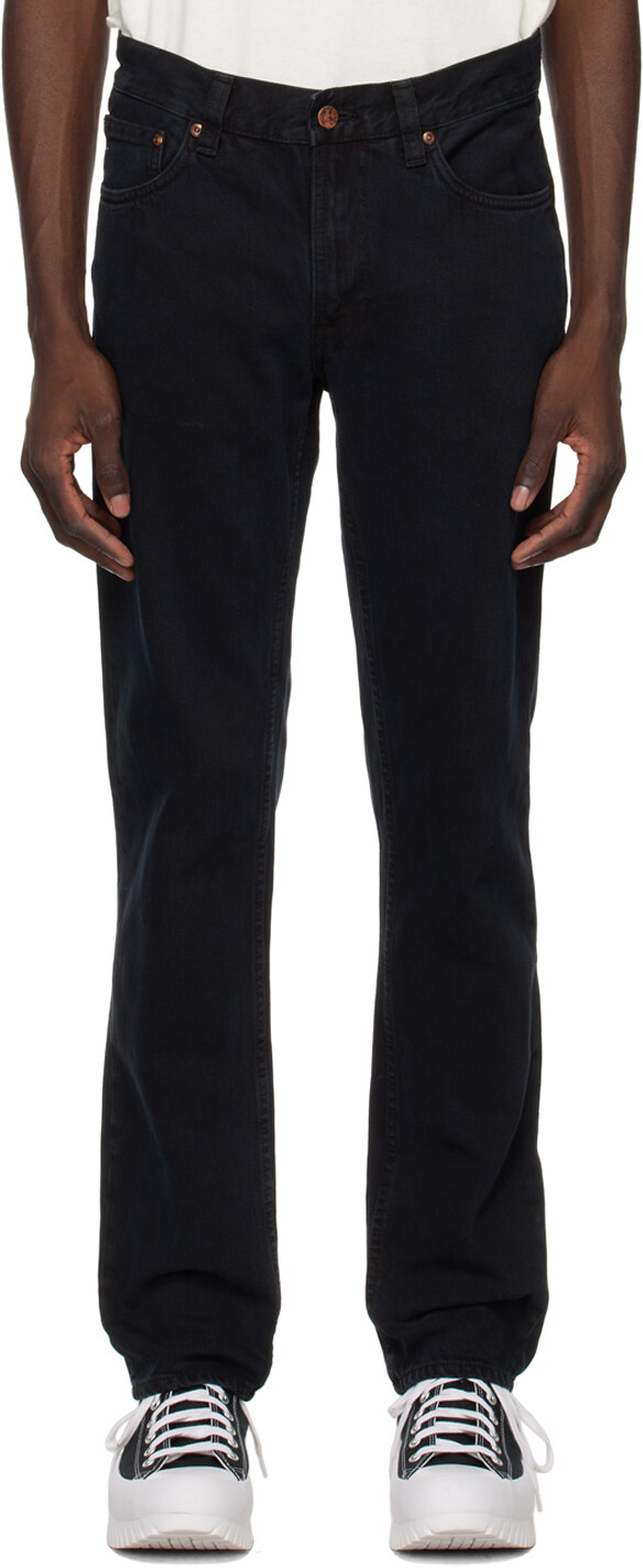 

Черные джинсы 'Gritty Jackson' Nudie Jeans