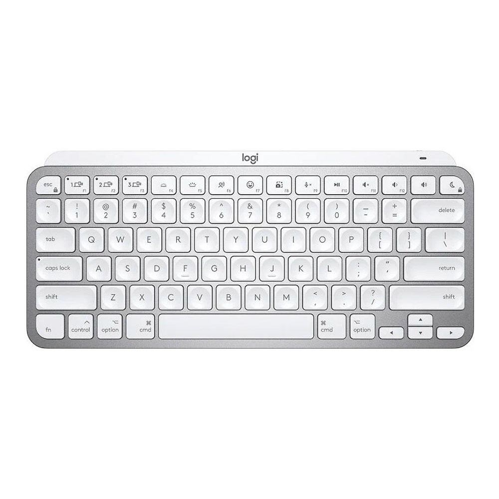 клавиатура офисная logitech mx keys mini белый Клавиатура Logitech MX Keys Mini, беспроводная, английская раскладка US, серый