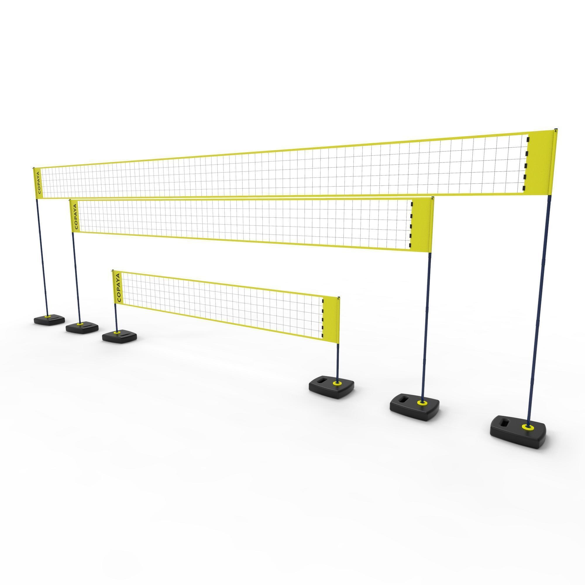 Сетка для пляжного волейбола регулируемая BV500 желтая COPAYA, желтый черный плата bv500 s type002 rev00 16020297