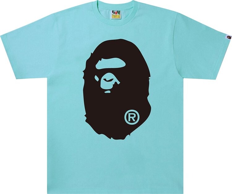 

Футболка BAPE Bicolor Big Ape Head Tee 'Sax', синий
