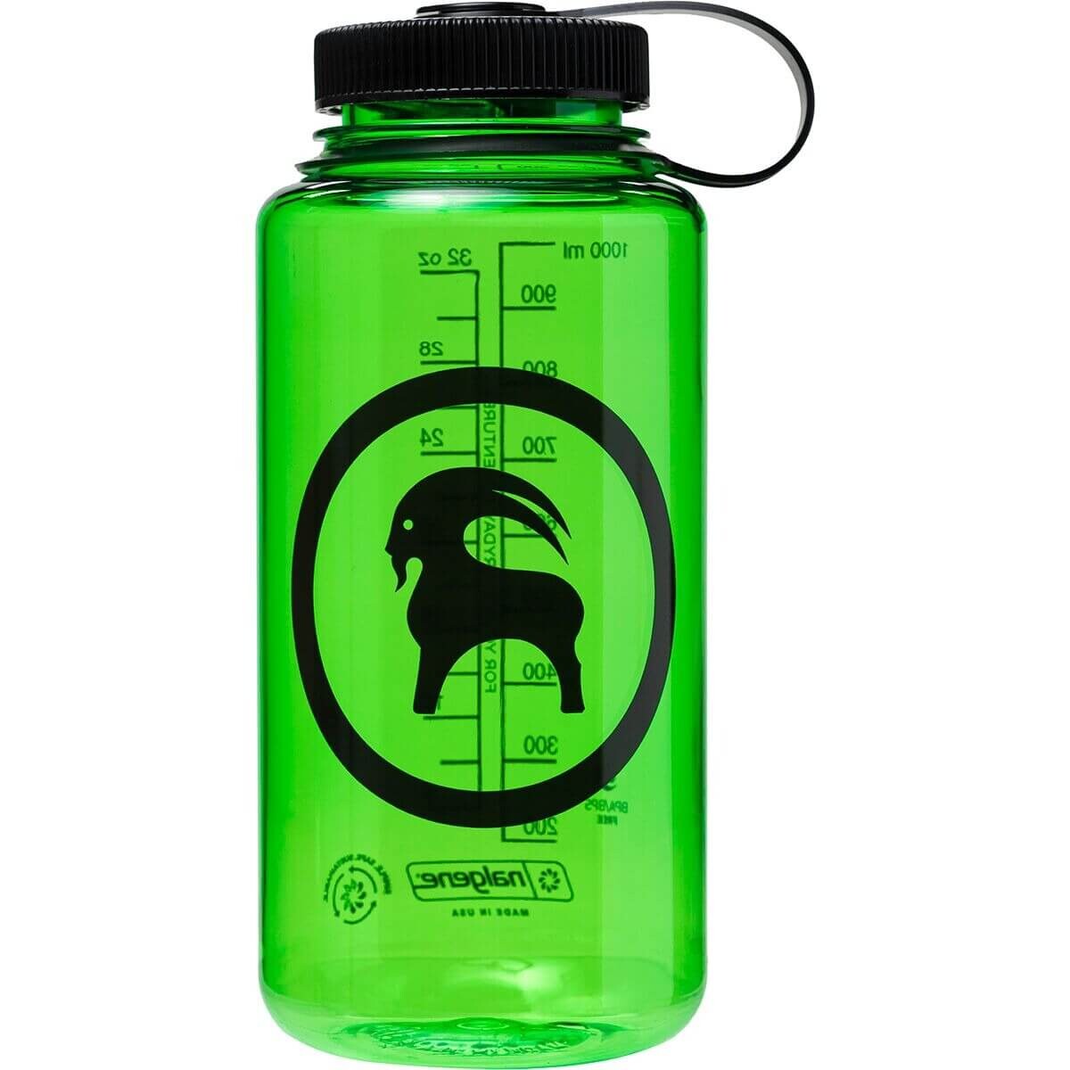 

Бутылка Backcountry x Nalgene Goat Logo Wide Mouth Sustain 950 мл, зеленый