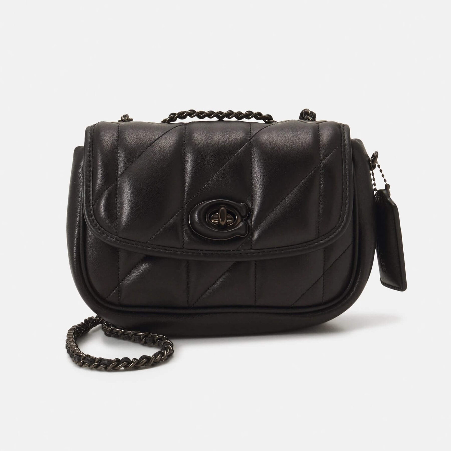 

Сумка Coach Quilted Pillow Madison, черный