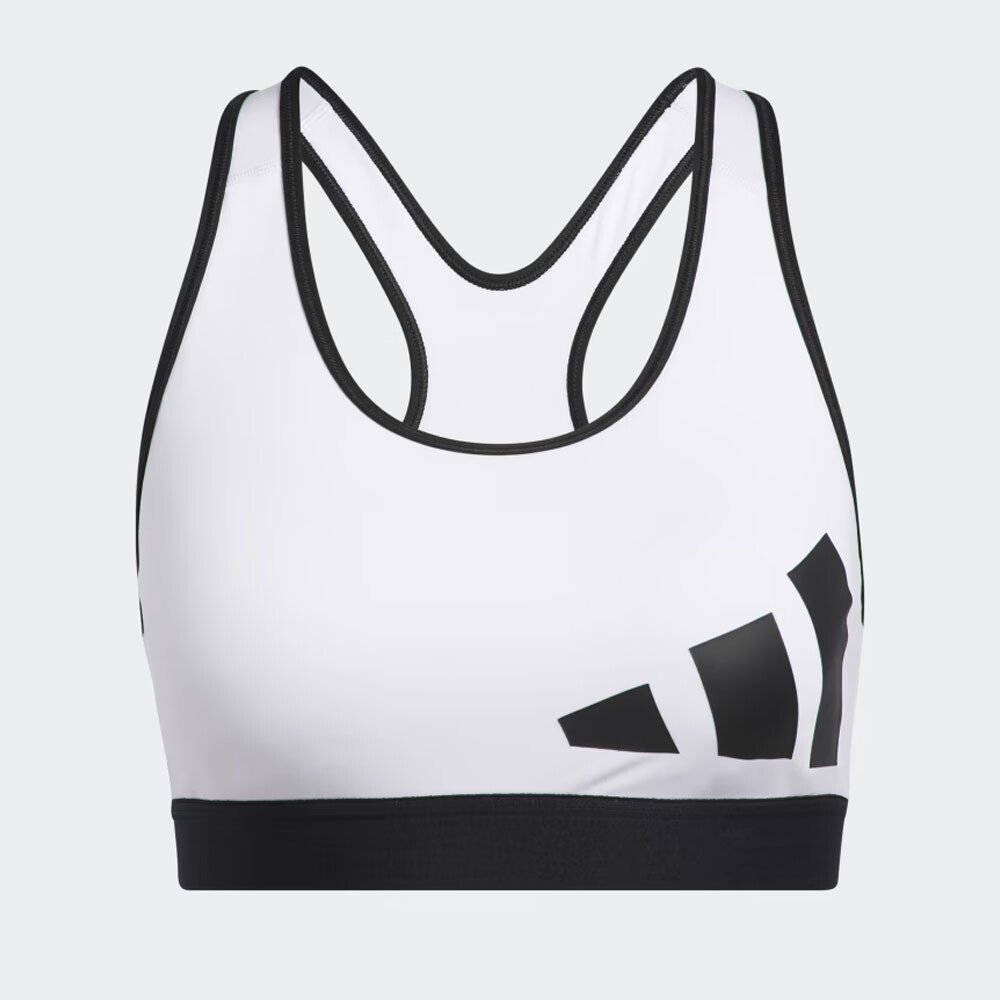 

Спортивный бюстгальтер Adidas Believe This Medium-support Workout Logo, белый