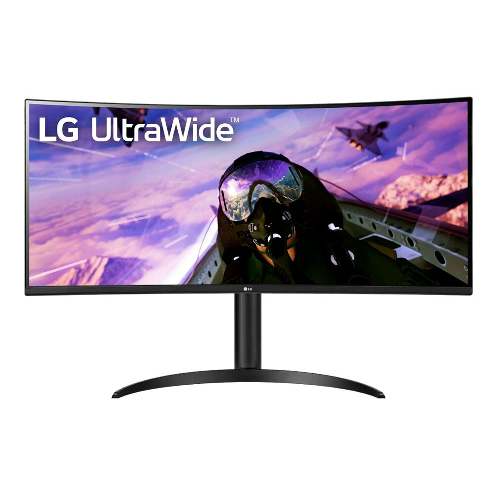 

Игровой изогнутый монитор LG UltraWide 34WP65C-B, 34", 3440 x 1440 QHD, VA, 160 Гц, чёрный