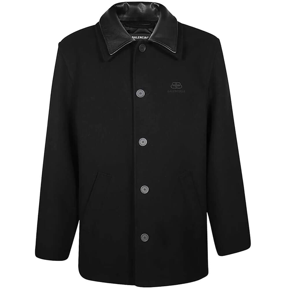 Пальто Balenciaga Cashmere, черный