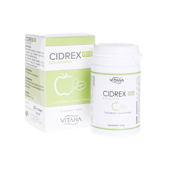 

Cidrex Plus для похудения, пищевая добавка, 80 капсул Vjta-Farm