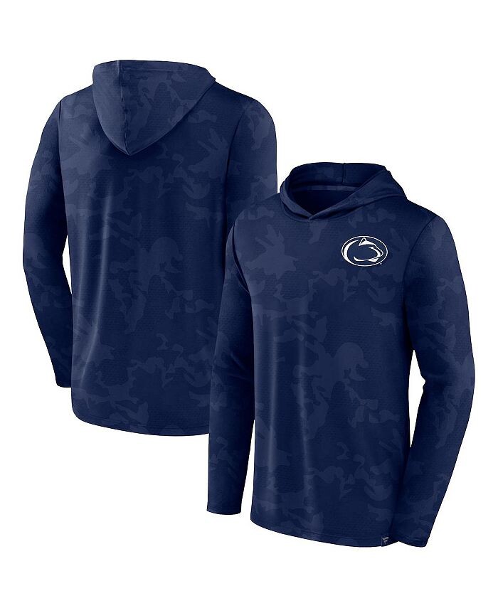

Мужская темно-синяя футболка с капюшоном и камуфляжным принтом Penn State Nittany Lions Fanatics, синий