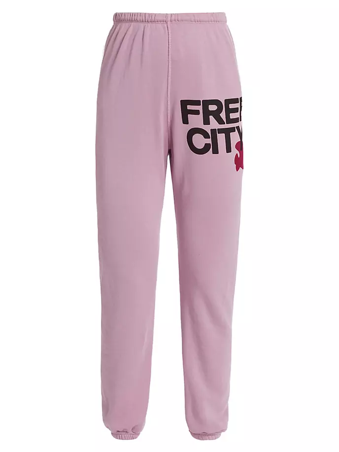 Спортивные брюки с логотипом Superfluff Lux Og Freecity, цвет petal pastel petal parade