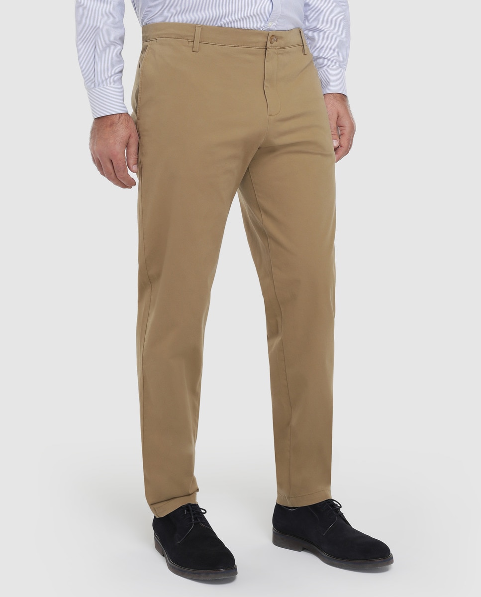 Мужские брюки чинос Smart 360 Camel больших размеров Dockers, коричневый