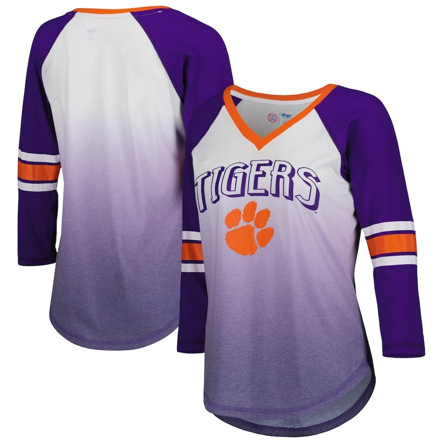 

Футболка с длинным рукавом G-III 4Her by Carl Banks Clemson Tigers, белый