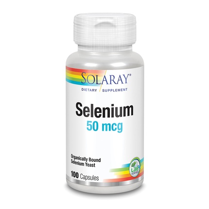 Solaray Селен 50 мкг 100 капсул futurebiotics селен 200 мкг 100 капсул