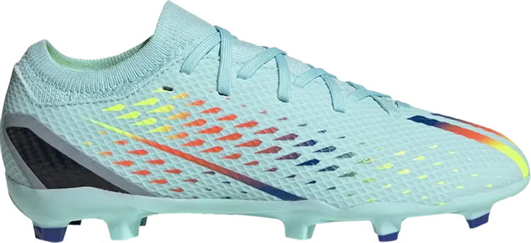 

Бутсы Adidas X Speedportal.3 FG J 'Al Rihla Pack - Clear Aqua', синий