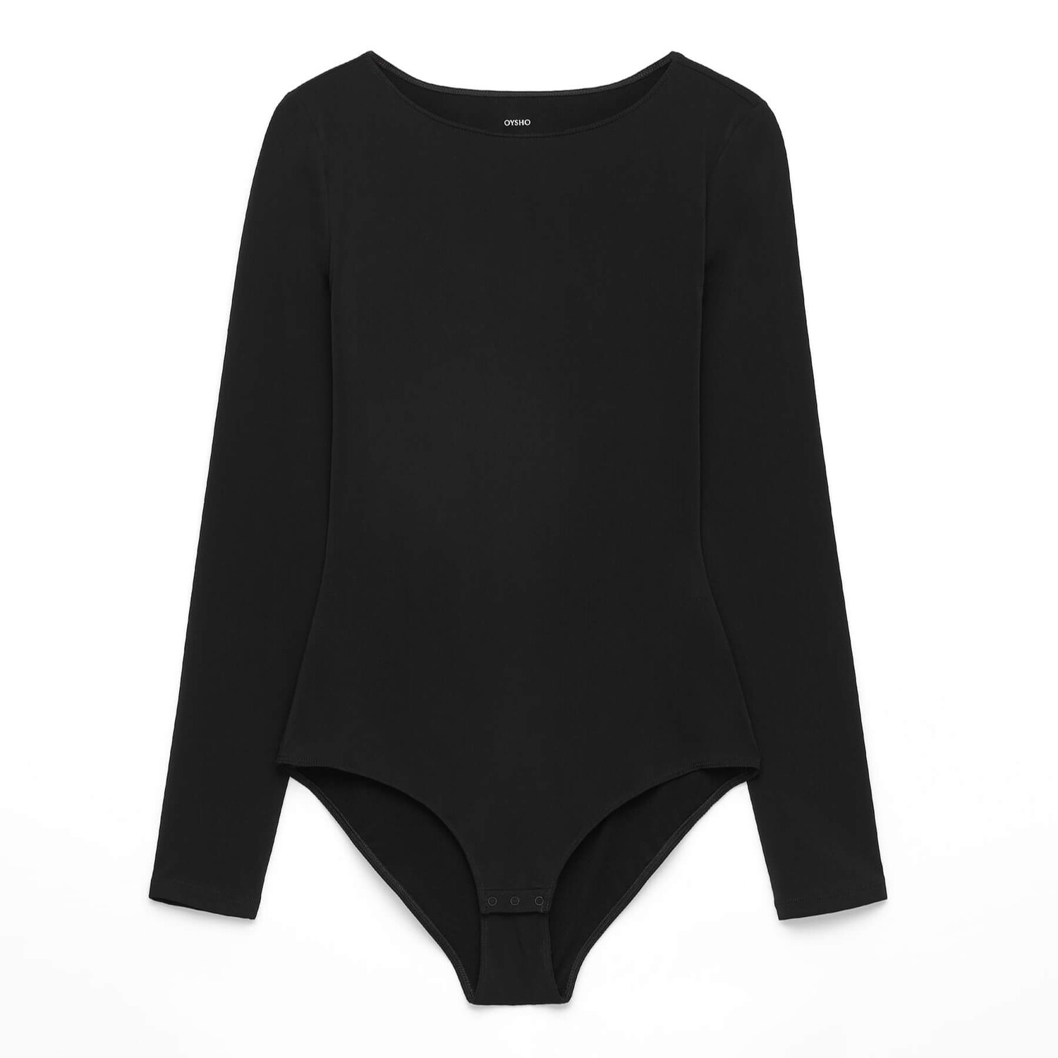 

Боди Oysho Light Warm Long-sleeved, черный