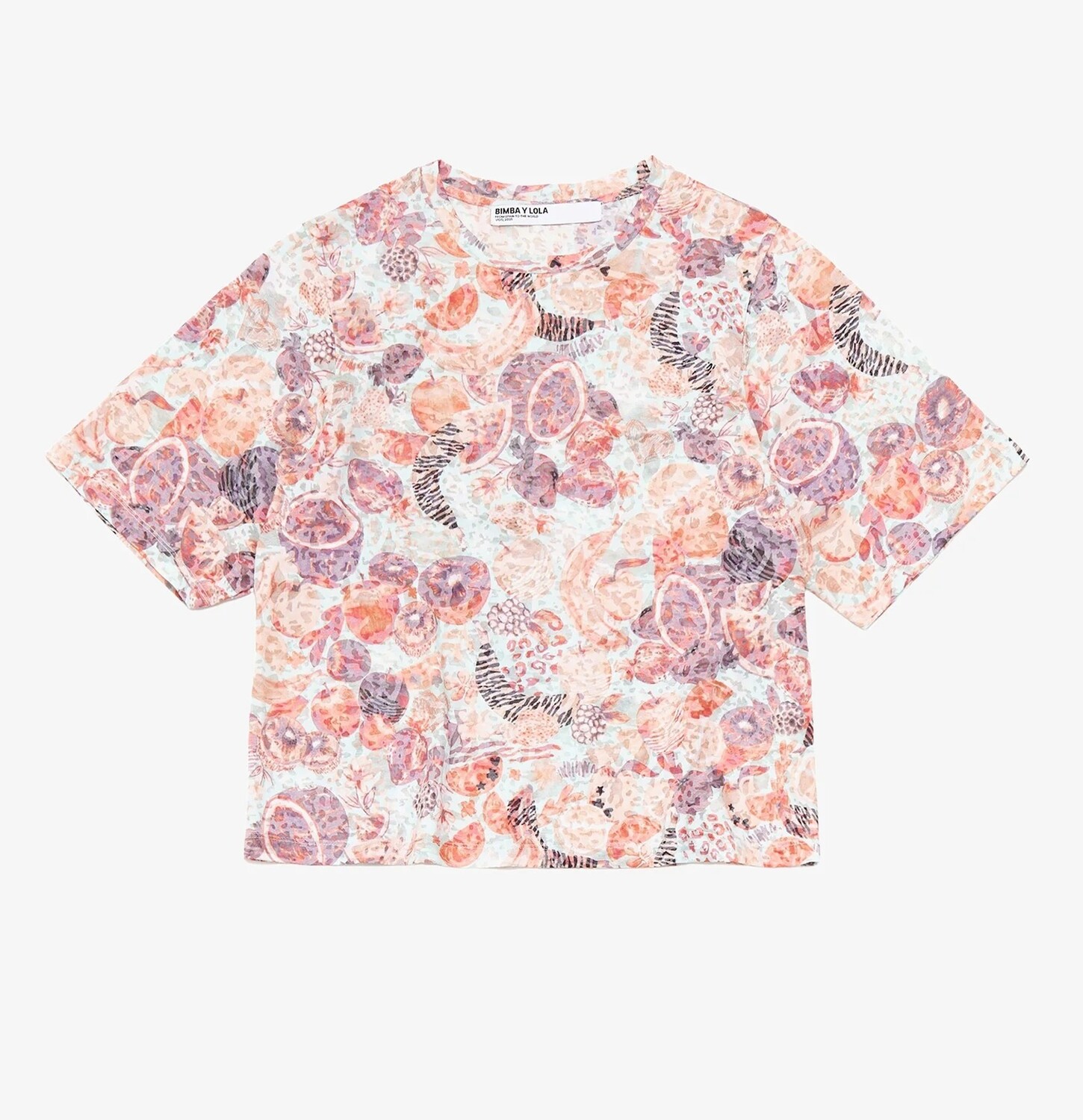 

Футболка Bimba Y Lola Print Boxy Print, мультиколор